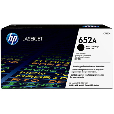 HP CF320A 652A Black Toner Cartridge (11,500 pages)